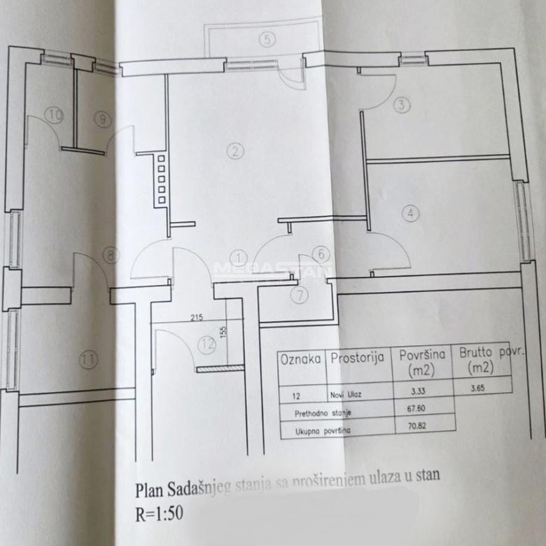 Stan Prodaja Beograd Severni Bulevar 73 m2