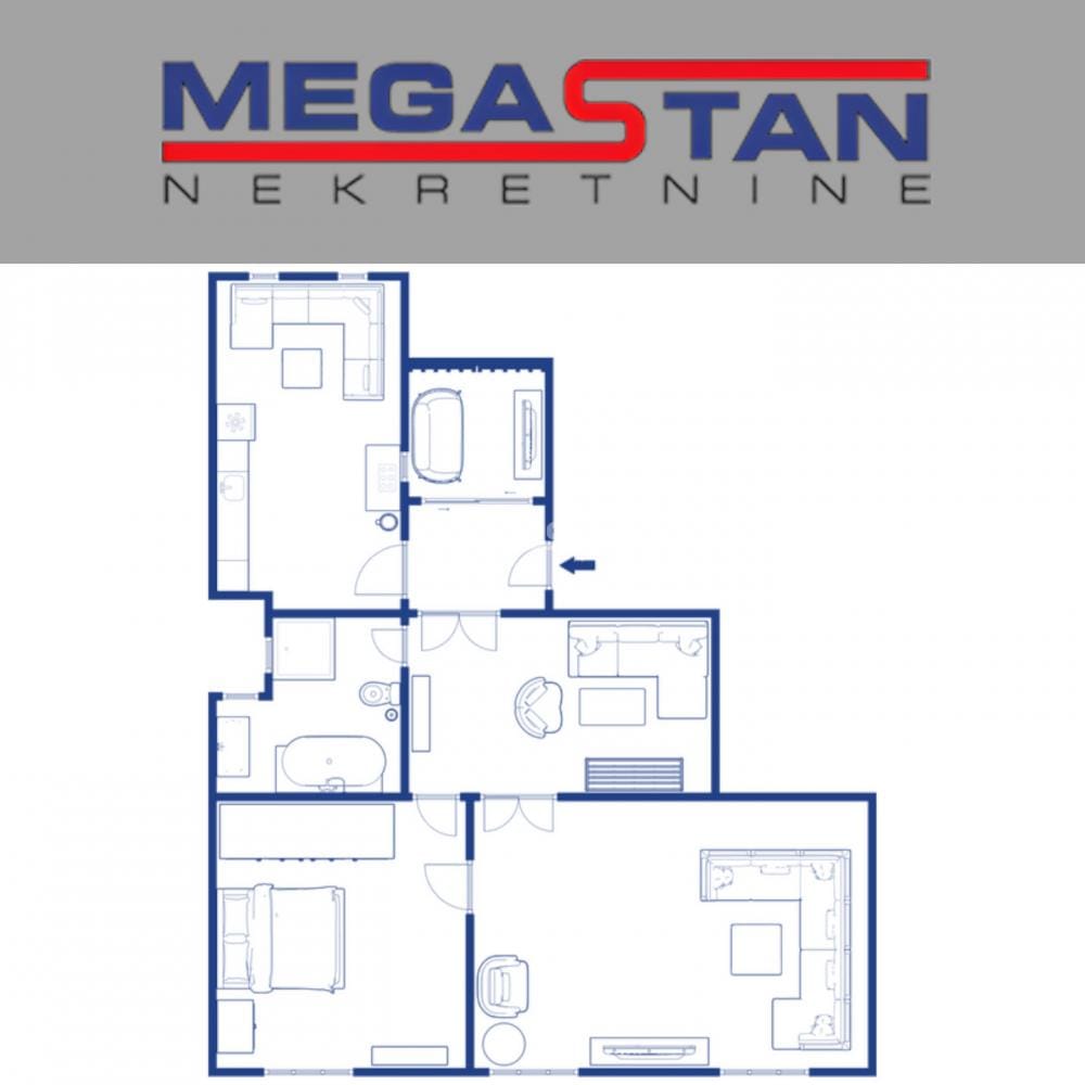 Stan Prodaja Beograd Tašmajdan 108 m2
