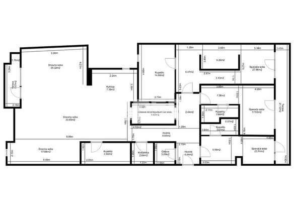 Stan Prodaja Beograd Hram Svetog Save 261 m2