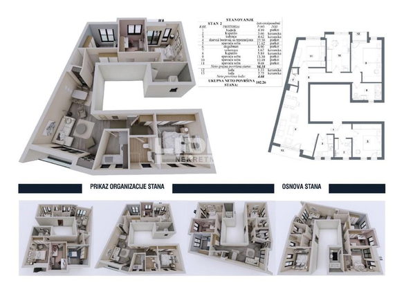 Stan Prodaja Beograd Lekino Brdo 102 m2