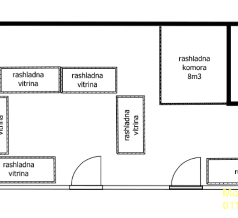 Lokal na prodaju, Dušanovac, Beograd, 41m², 40.000 €