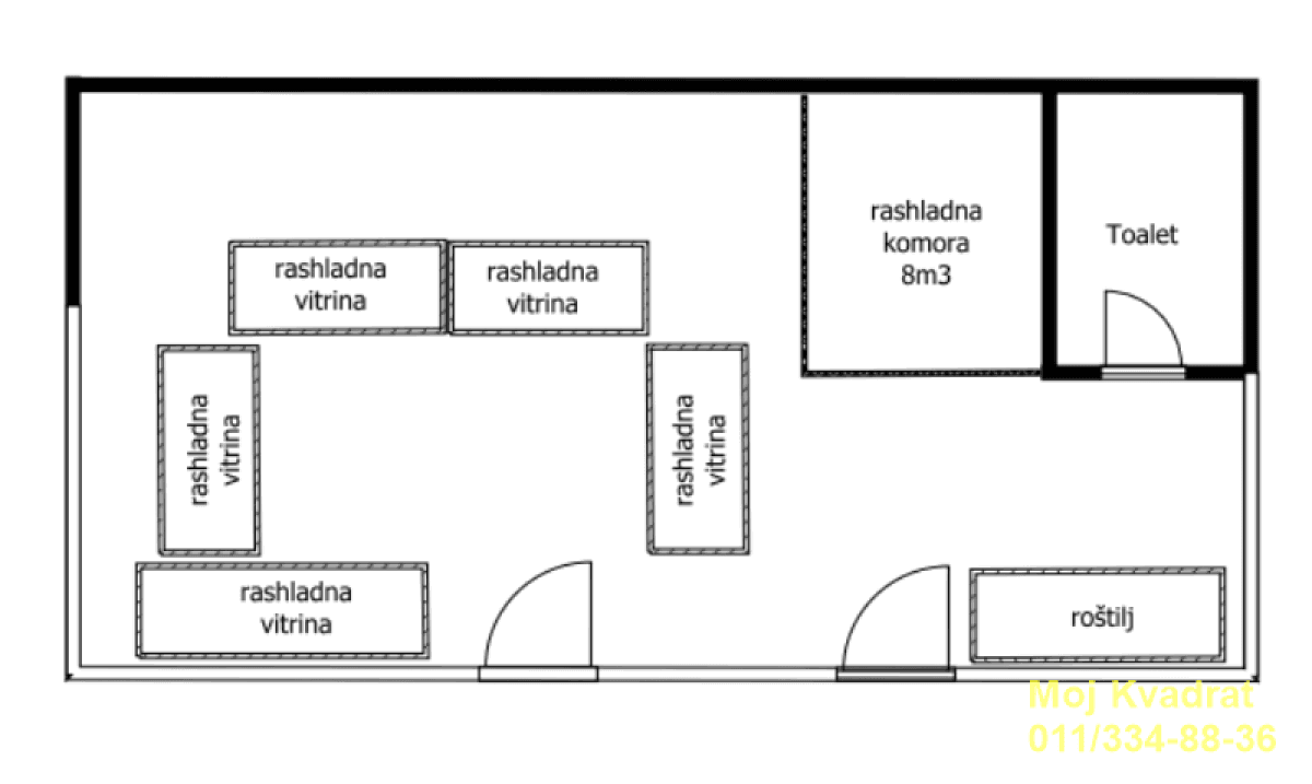 Lokal Prodaja Beograd Lokal Prodaja Beograd Dušanovac 41 m2