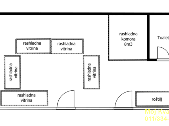 Lokal Prodaja Beograd Dušanovac 41 m2