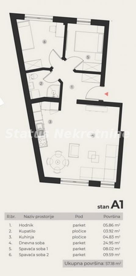 Stan Prodaja Novi Sad Stan Prodaja Novi Sad 57 m2