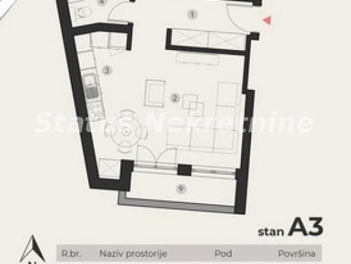 Stan Prodaja Novi Sad  71 m2
