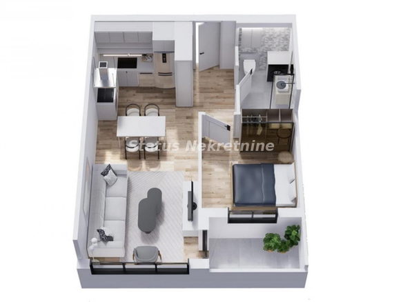 Stan Prodaja Novi Sad  43 m2