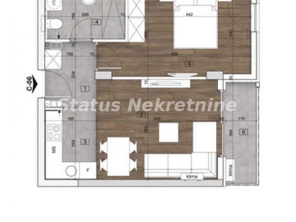 Stan Prodaja Novi Sad  46 m2