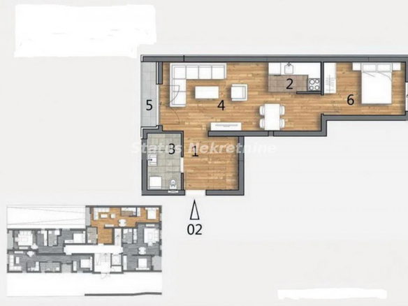 Stan Prodaja Novi Sad  45 m2