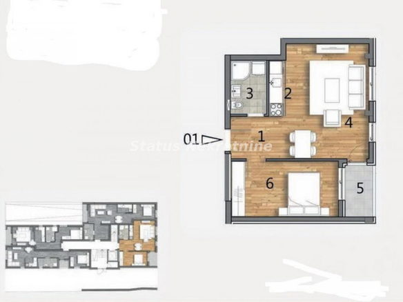 Stan Prodaja Novi Sad  46 m2