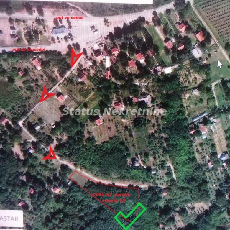 Plac na prodaju, Inđija, 40,64 ari, 105.000 €