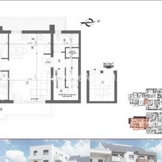 Stan Prodaja Novi Sad  85 m2