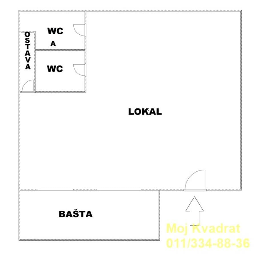 Lokal Prodaja Beograd Lokal Prodaja Beograd Palata Pravde 52 m2