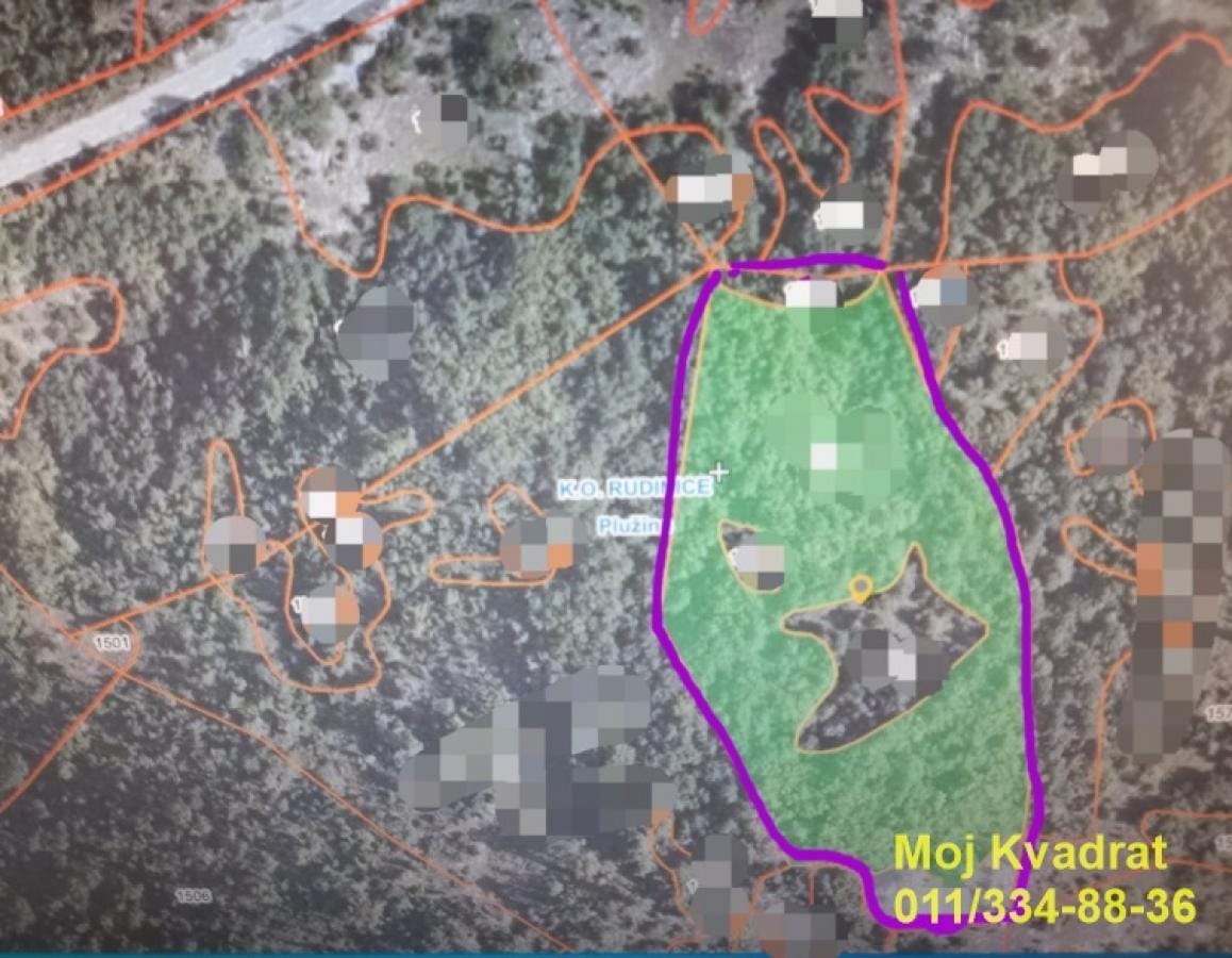 Plac Prodaja Plužine  0 m2