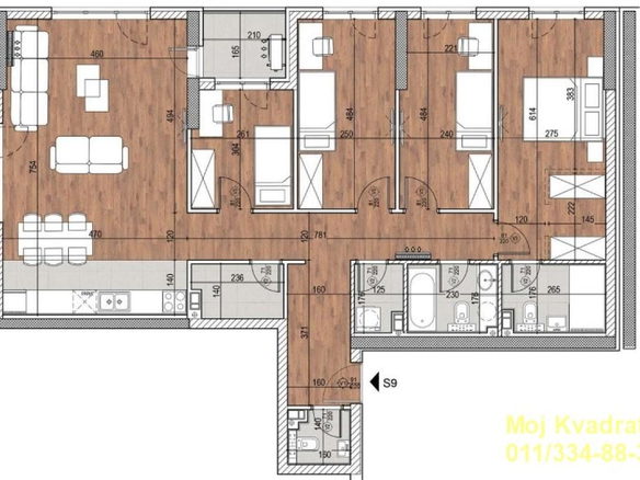 Stan Prodaja Beograd Blok 60 112 m2