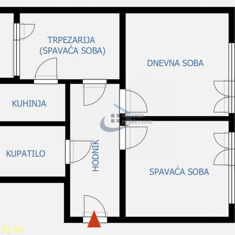 Stan Prodaja Beograd Dorćol 68 m2