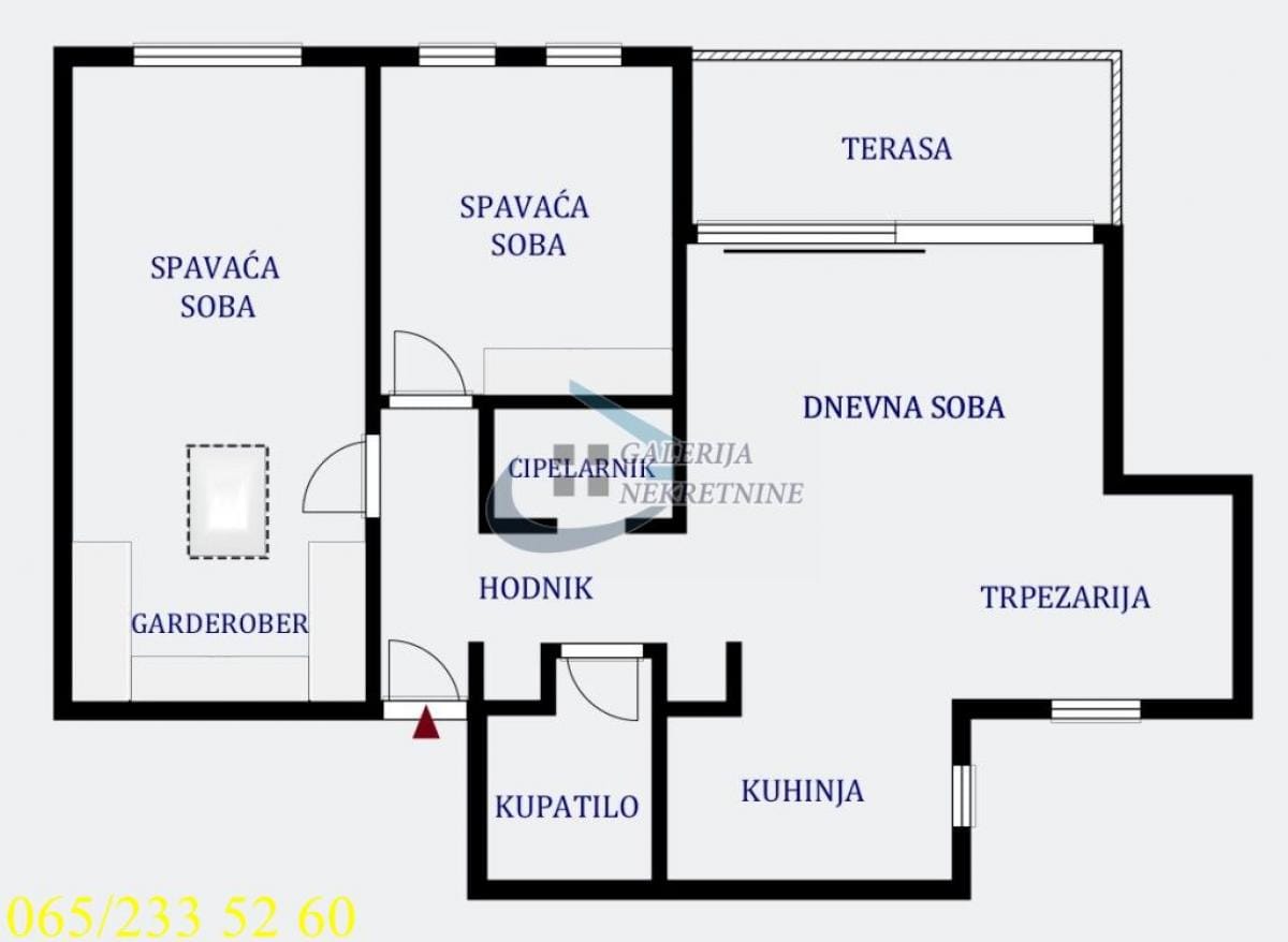 Stan Prodaja Beograd Stan Prodaja Beograd Južni Bulevar 83 m2