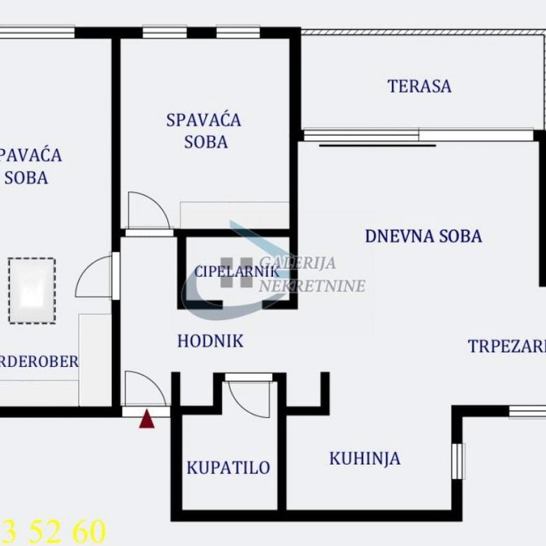 Stan Prodaja Beograd Južni Bulevar 83 m2