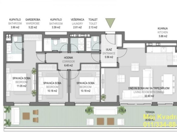 Stan Prodaja Beograd Blok 65 134 m2