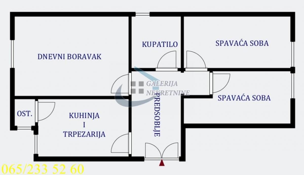 Stan Prodaja Beograd Skadarlija 57 m2