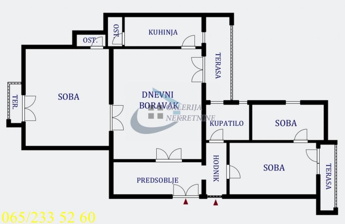 Stan Prodaja Beograd Slavija 85 m2