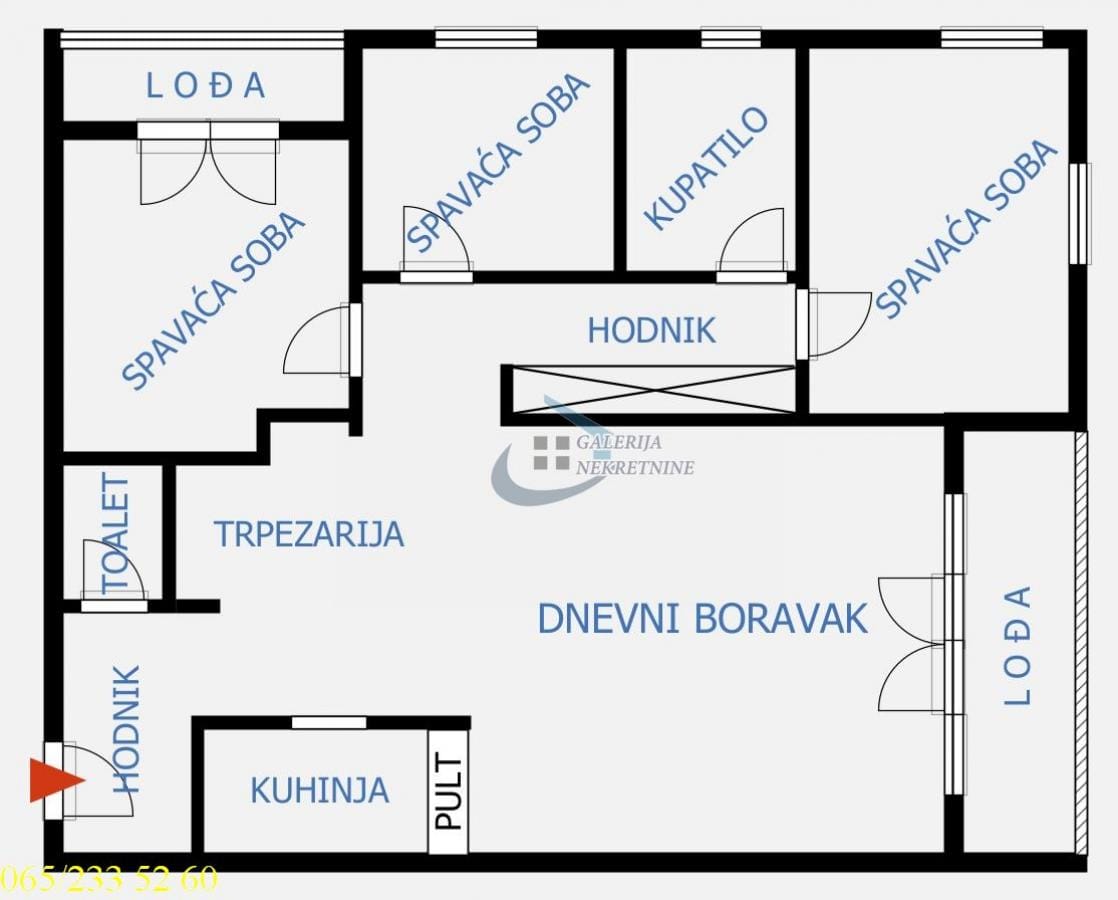 Stan Prodaja Beograd Dedinje 117 m2