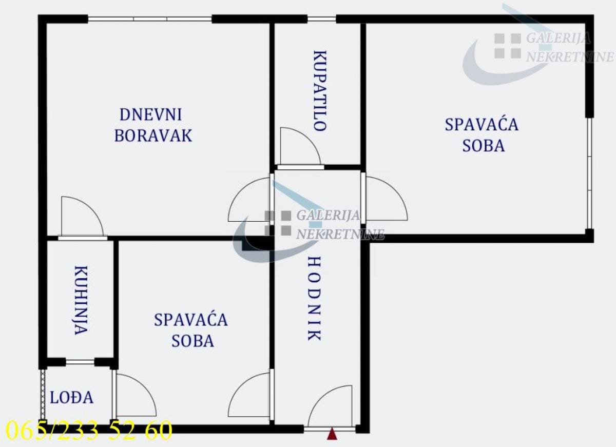 Stan Prodaja Beograd Bogoslovija 56 m2