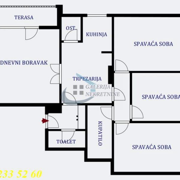 Stan Prodaja Beograd Lipov Lad 88 m2