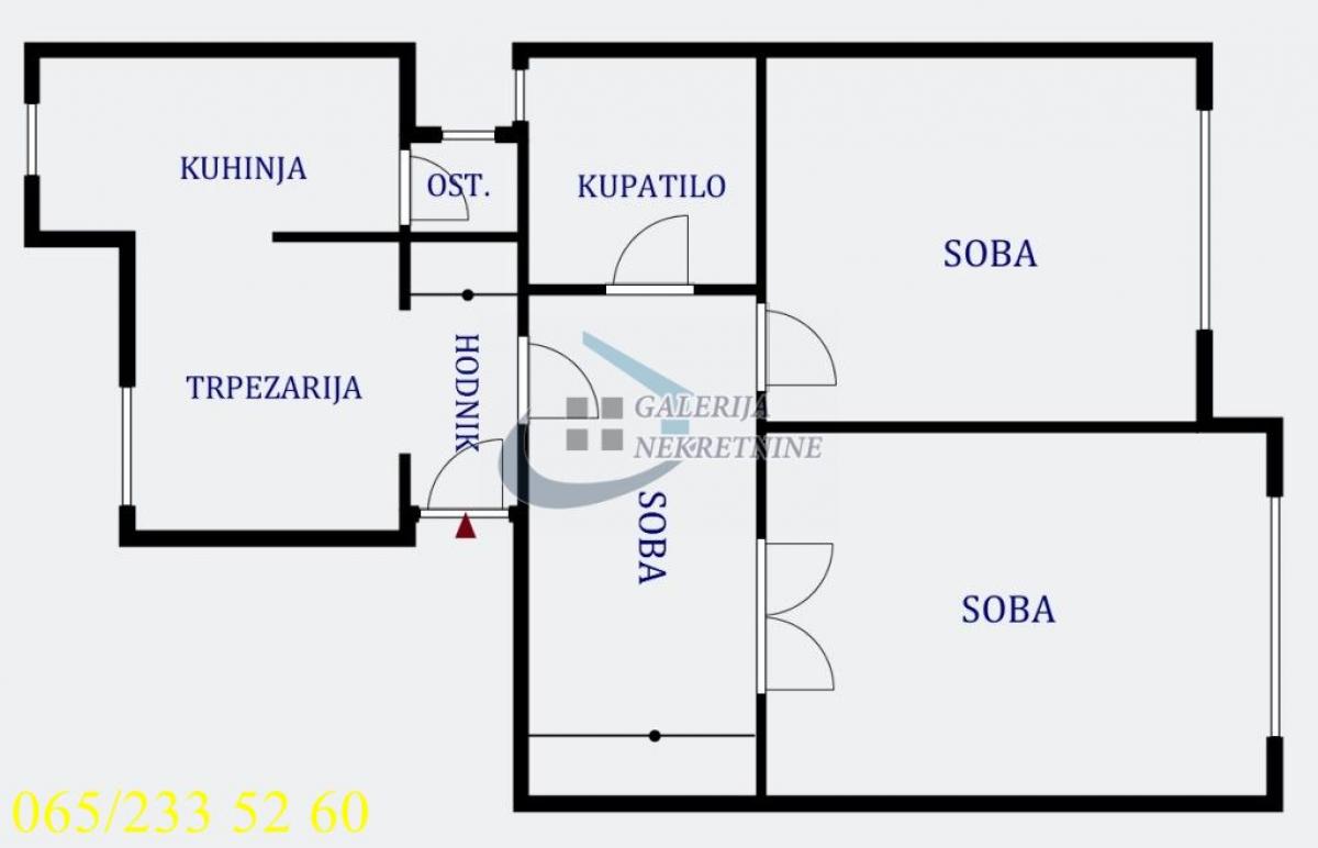 Stan Prodaja Beograd Zeleni Venac 72 m2