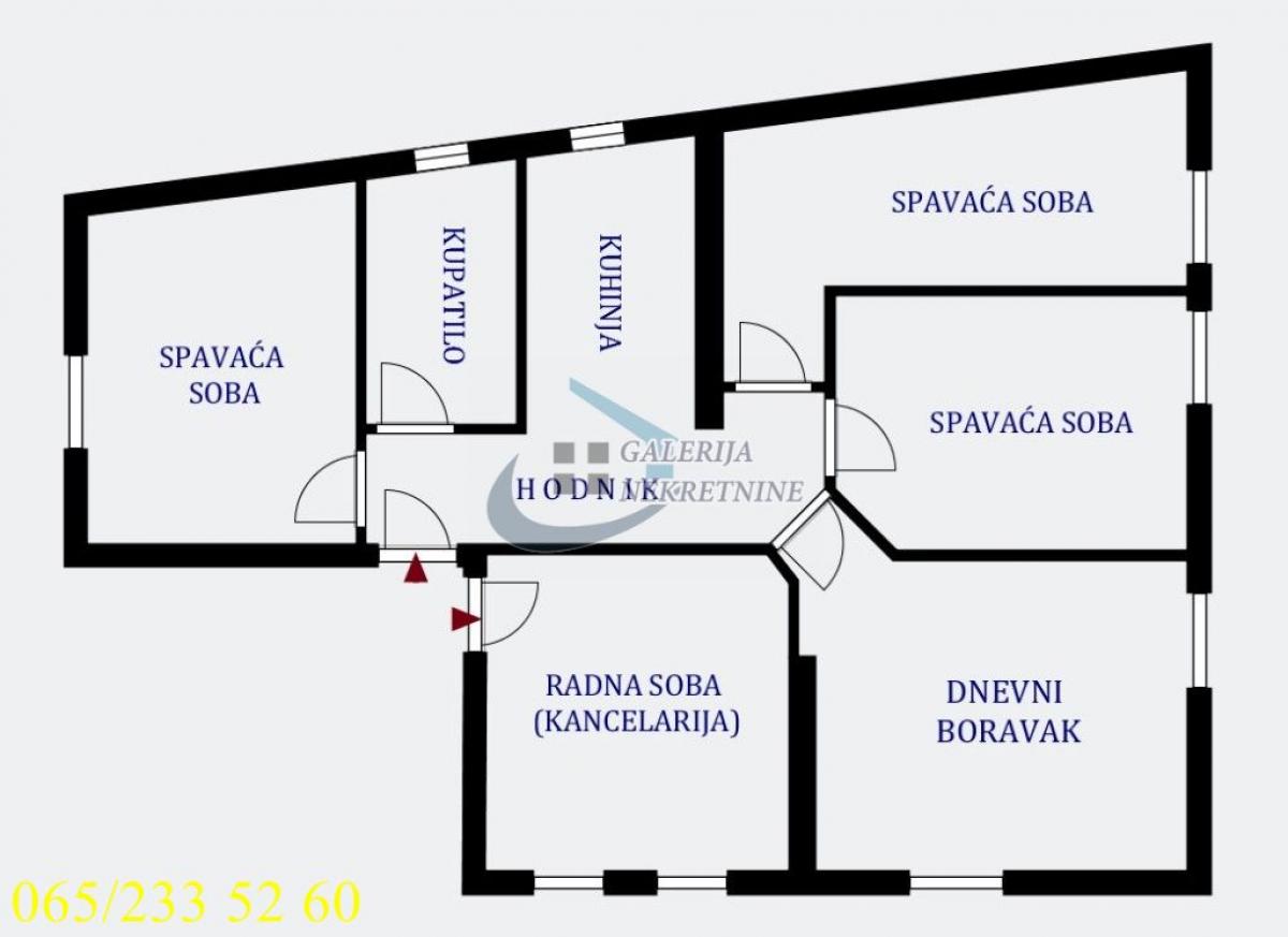 Stan Prodaja Beograd Tašmajdan 61 m2