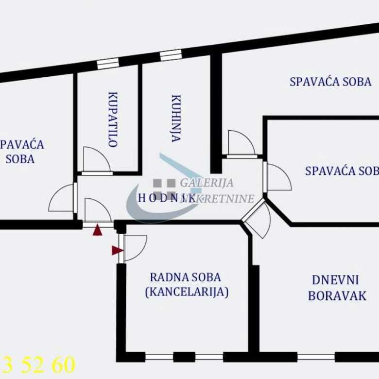 Stan Prodaja Beograd Tašmajdan 61 m2