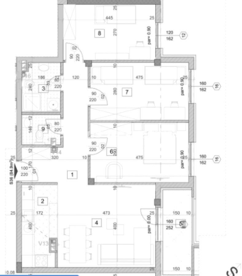 Stan Prodaja Novi Sad  85 m2