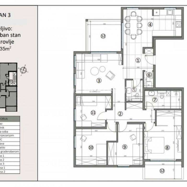 Stan Prodaja Novi Sad  140 m2