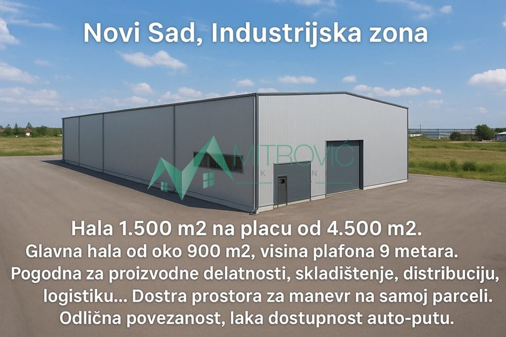 Lokal Prodaja Novi Sad  1500 m2