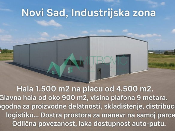Lokal Prodaja Novi Sad  1500 m2