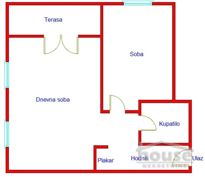 Stan Prodaja Novi Sad  47 m2