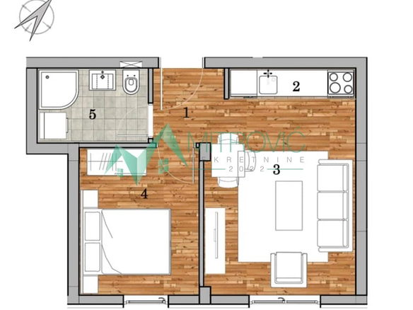 Stan Prodaja Novi Sad  33 m2