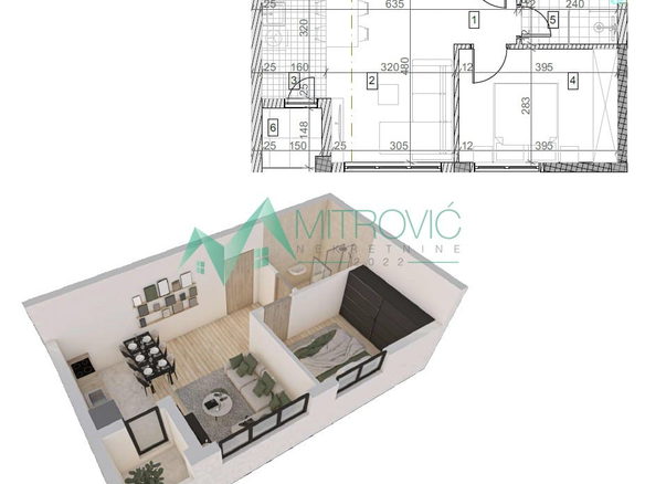 Stan Prodaja Sremska Kamenica  40 m2