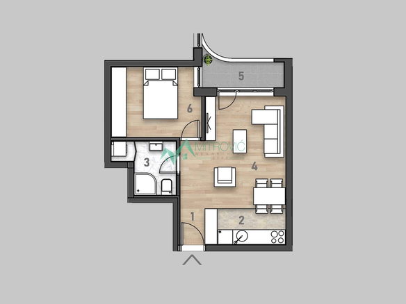Stan Prodaja Novi Sad  42 m2