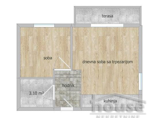 Stan Prodaja Novi Sad  43 m2