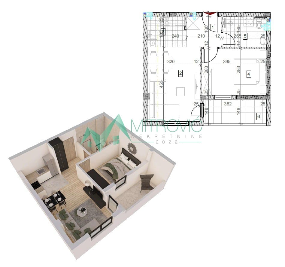 Stan Prodaja Sremska Kamenica Stan Prodaja Sremska Kamenica 42 m2