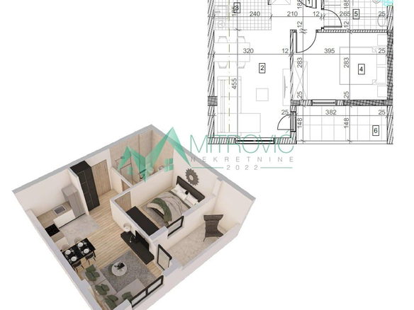 Stan Prodaja Sremska Kamenica  42 m2