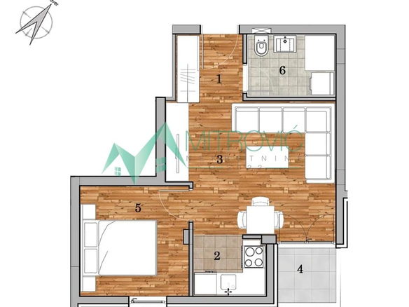 Stan Prodaja Novi Sad  36 m2