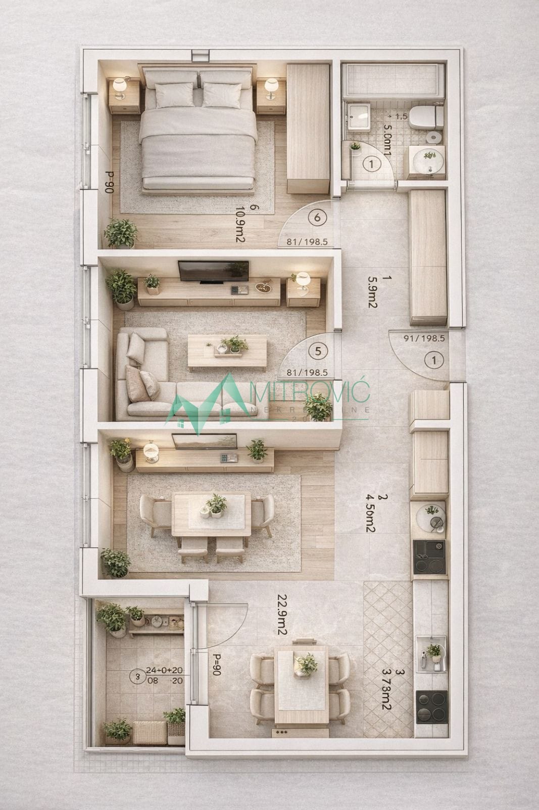 Stan Prodaja Novi Sad Stan Prodaja Novi Sad 58 m2