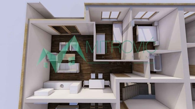 Dvoiposoban stan na prodaju, Sremska Kamenica, Novi Sad, 58m², 177.600 €