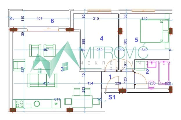 Stan Prodaja Sremska Kamenica Stan Prodaja Sremska Kamenica 58 m2