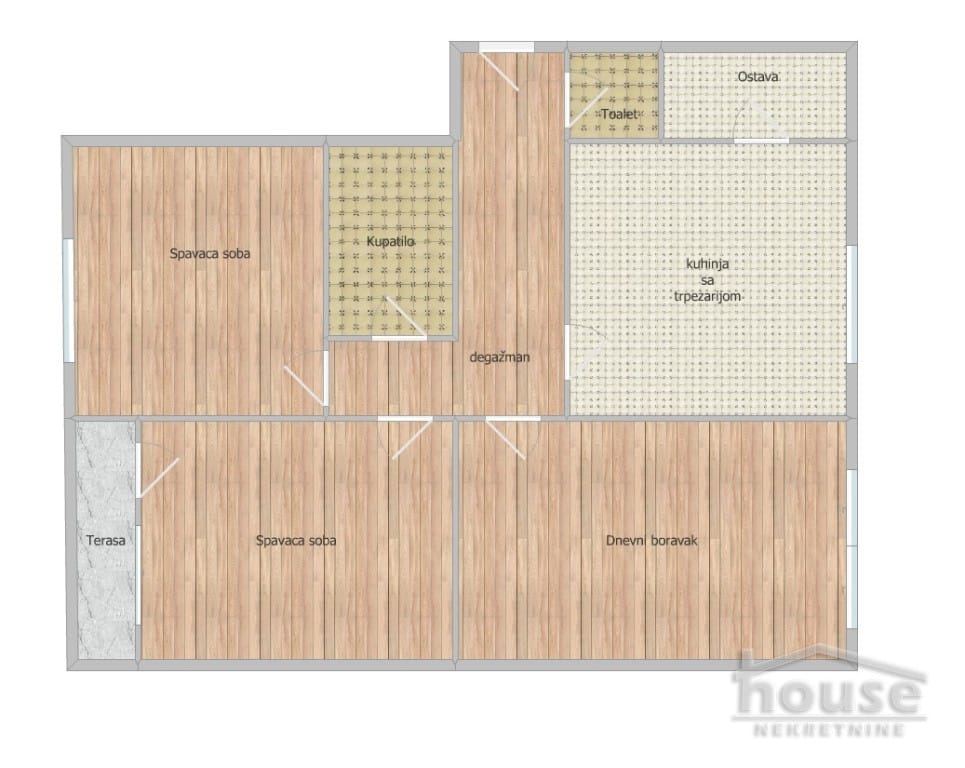 Stan Prodaja Novi Sad  61 m2