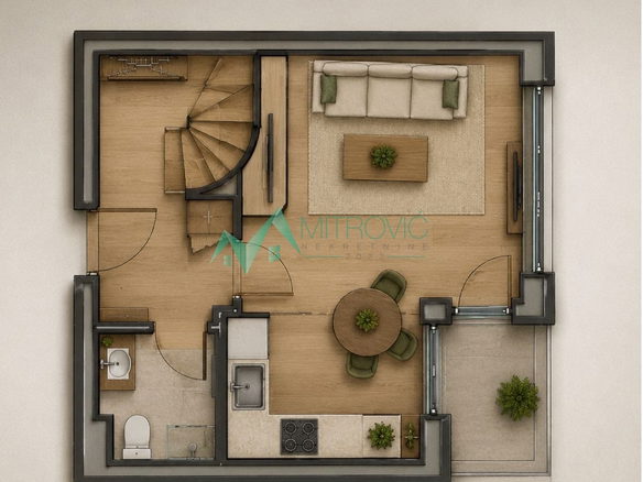 Stan Prodaja Novi Sad  52 m2