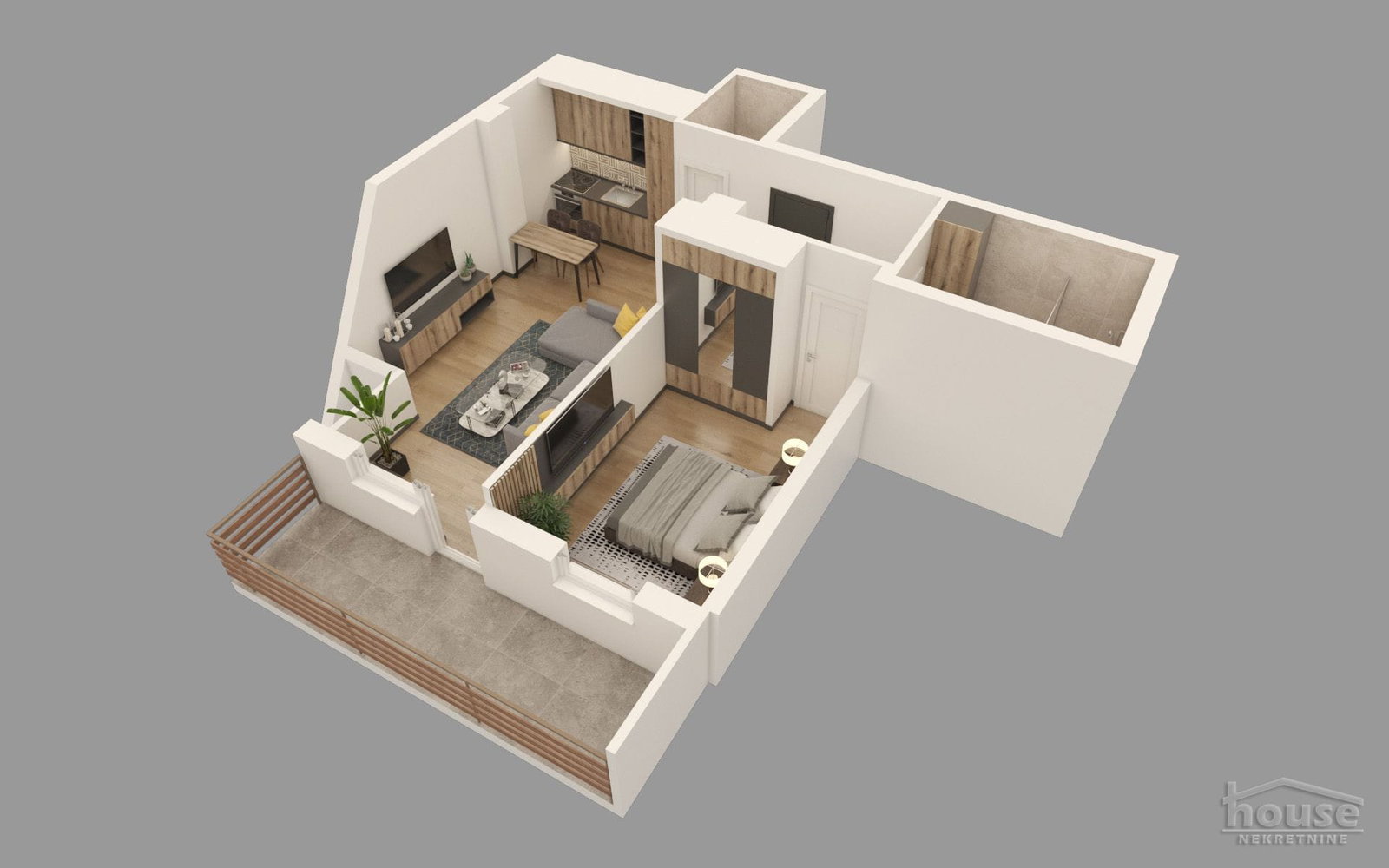 Stan Prodaja Novi Sad  51 m2