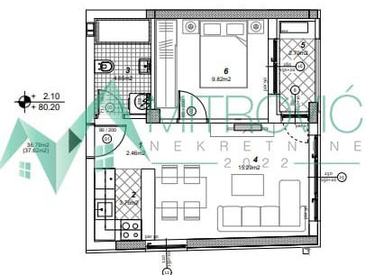 Stan Prodaja Novi Sad  38 m2