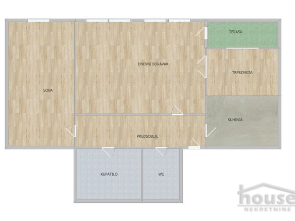 Stan Prodaja Novi Sad  52 m2
